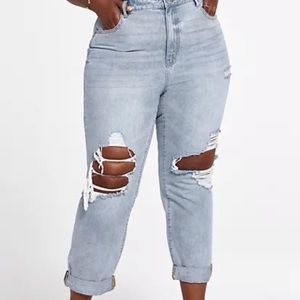 High-Rise Relaxed Fit Straight Leg Jeans